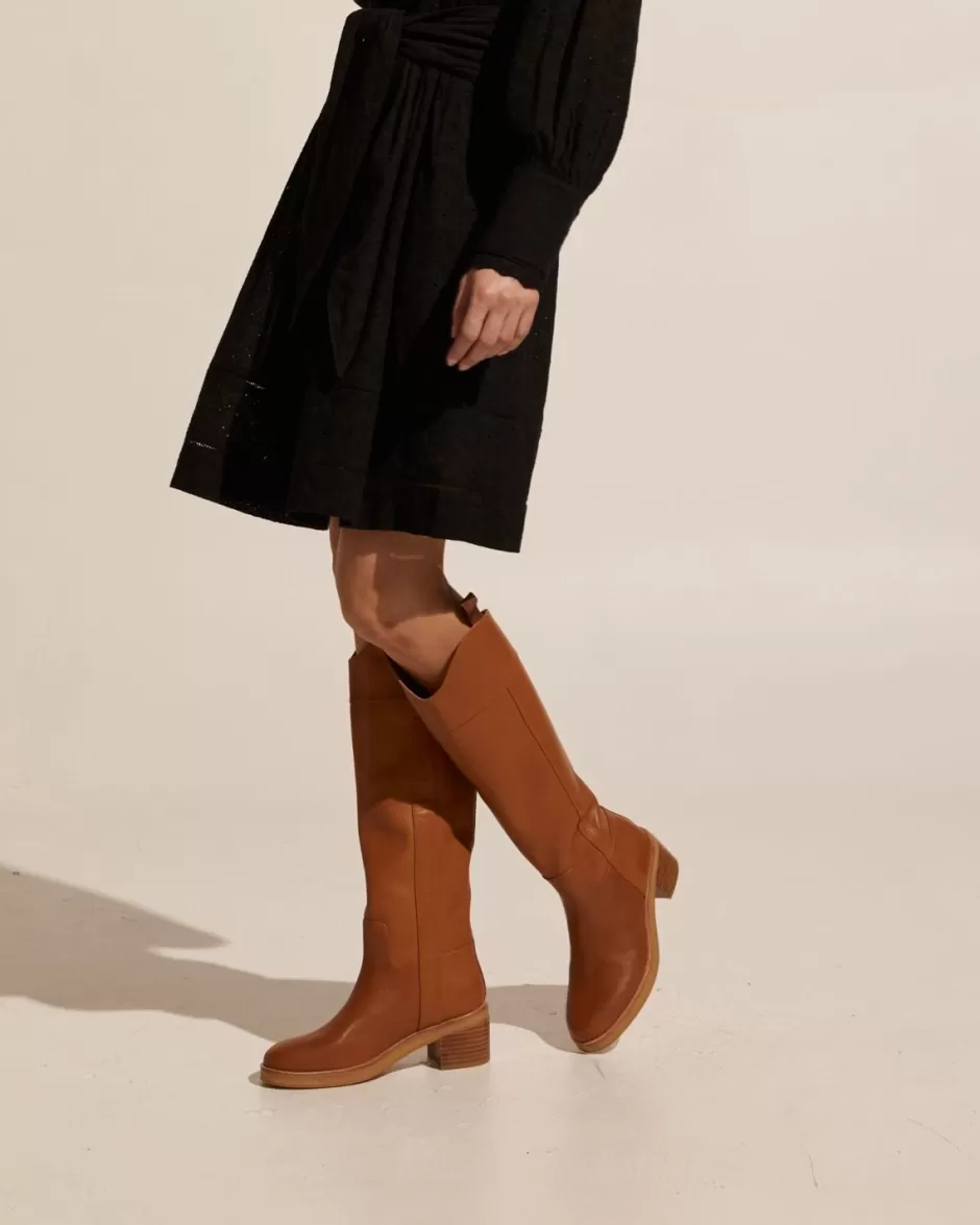 Best Baron Boot-Toffee Leather Women Boots