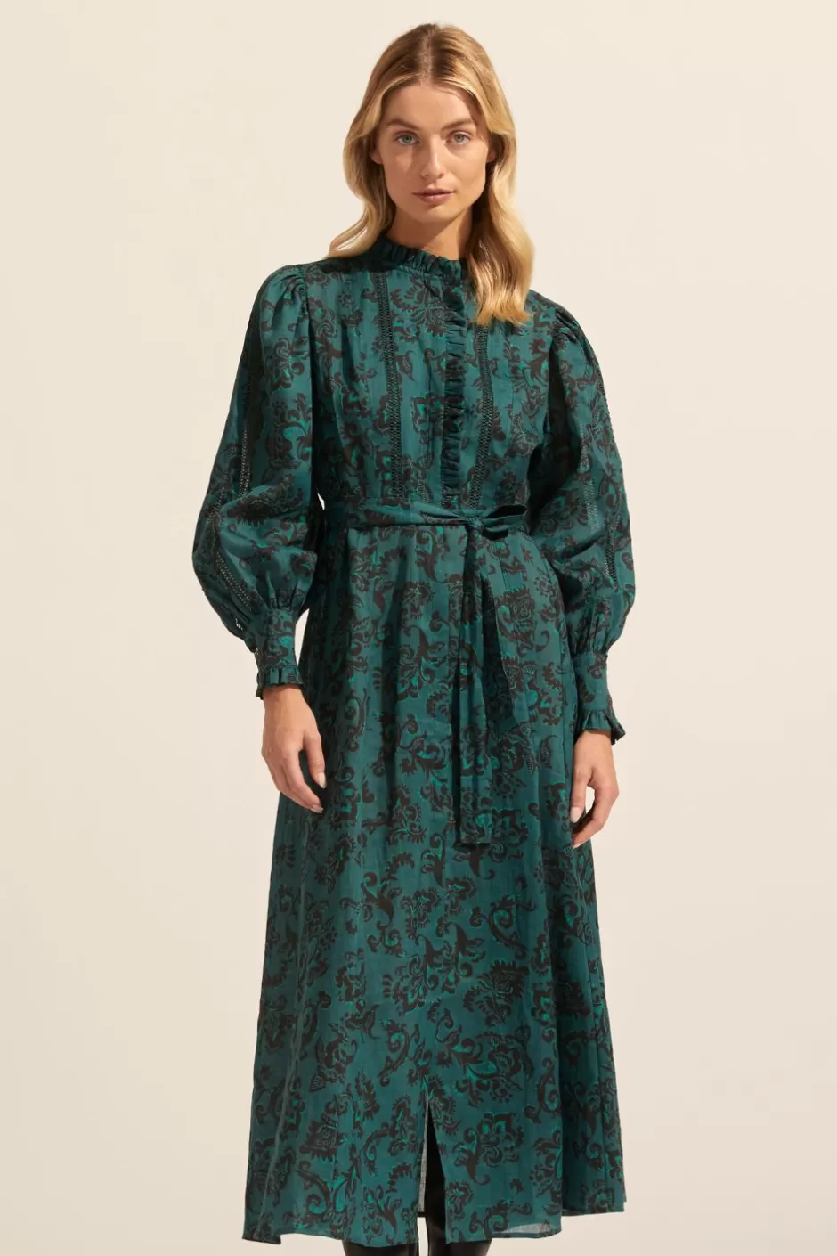 Discount Melody Dress-Green Floral Women Dresses