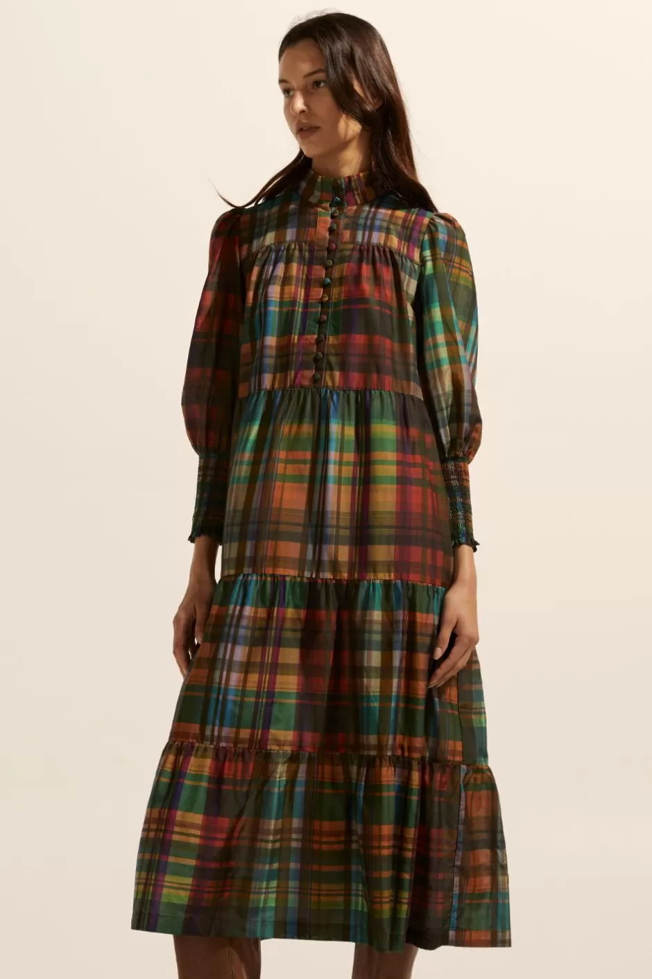 Clearance Recruit Dress-Kaleidoscope Check Women Dresses